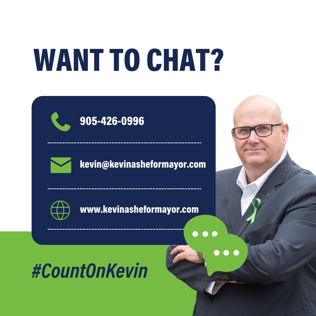 KevinAshe4Mayor's tweet photo. Your concerns are my concerns. If you want to talk, email or phone me and let's start a conversation. Or better yet, stop by my Campaign Office!

📩 kevin@kevinasheformayor.com
📞 905.426.0996
📍705 Kingston Road Unit 15A

#CountOnKevin #KevinAsheForMayor https://t.co/ZOnJzudv75