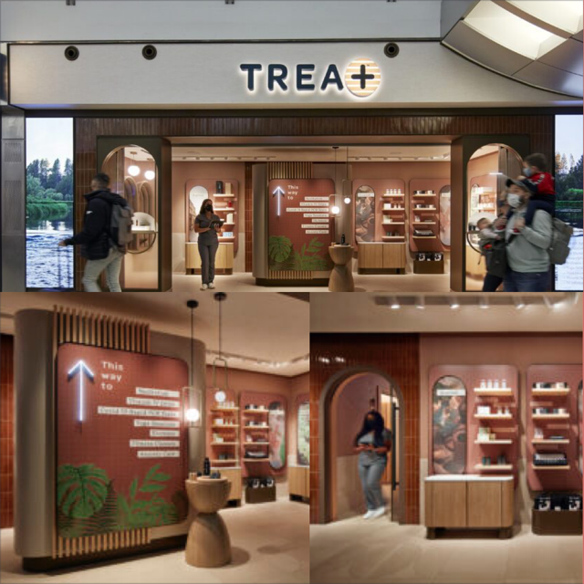 Treat_Care's tweet photo. Exciting news! Treat in JFK was just named “Store of the Year” by the prestigious Retail Design Institute, who applauded the center’s design as “key to creating a customer experience that is both relaxing and healing.” We couldn’t be prouder. #Treat #StoreOfTheYear #airportspa https://t.co/SEvENcBCpl