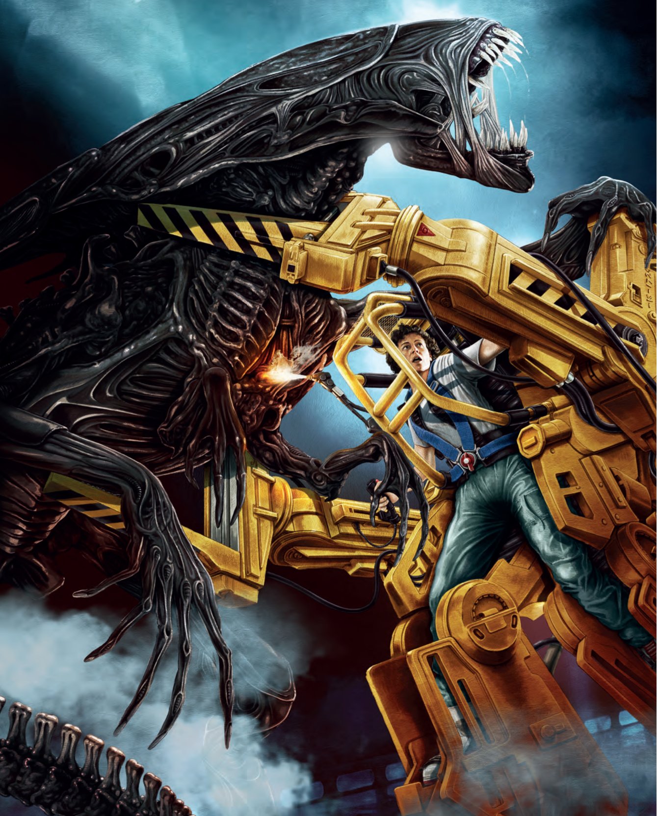 ALIENS EXPANDED on Twitter "Two titans clashing, Truly amazing artwork