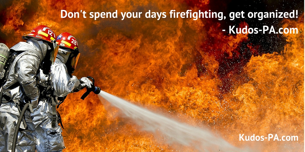 Kudos_PA's tweet photo. Don't spend your days firefighting, get organized! - https://t.co/rQ1LPaoF7A #entrepreneur #inspiration https://t.co/uXiPHdWCuU