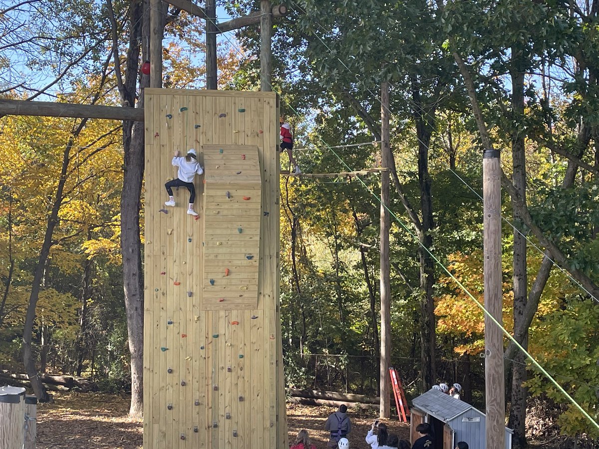 Great day for climbing.