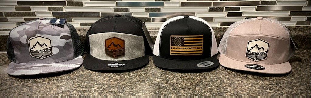 SikLidzLLC's tweet photo. Some awesome new designs and styles for Elevated Excavating!! 

#flatbill #customhats #siklidz #elevatedexcavating https://t.co/KekgjPpej0
