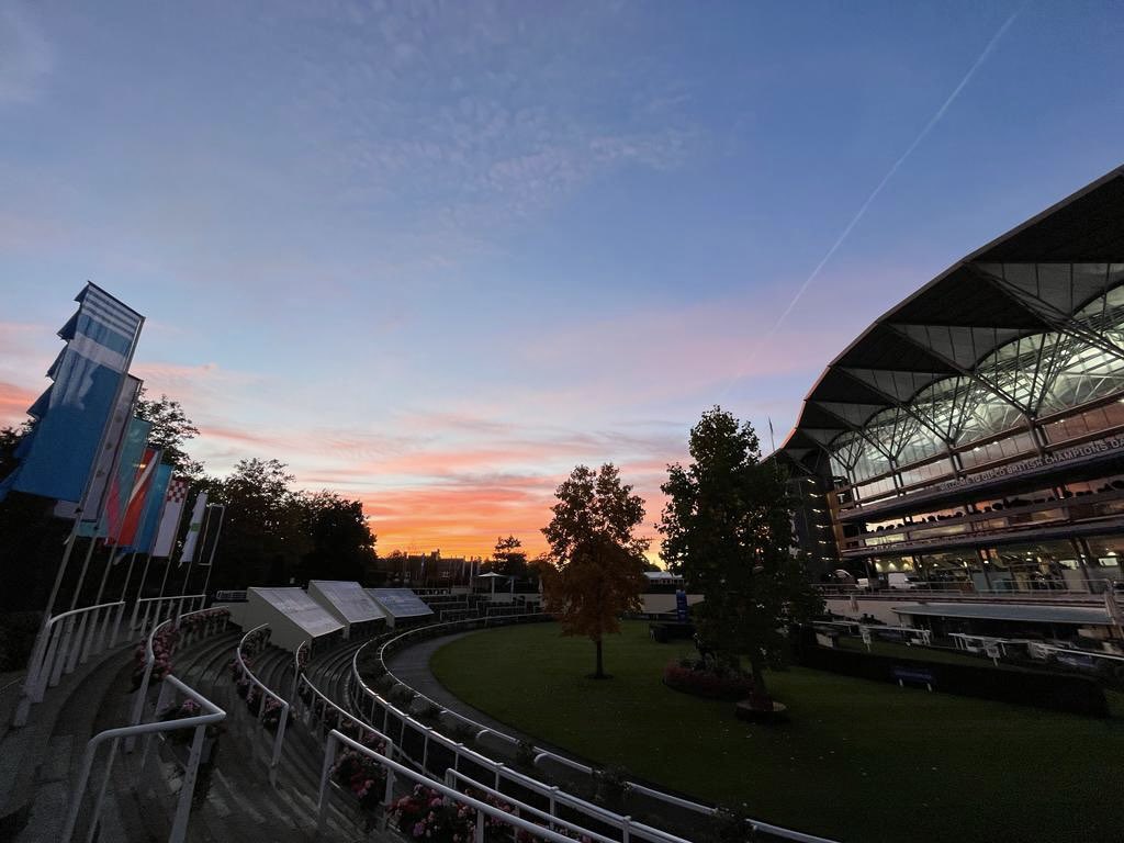 jen_prest's tweet photo. It’s #ChampionsDay eve! Isn’t @Ascot looking marvellous 🤩 #QBCD https://t.co/3oD0AHQ07n