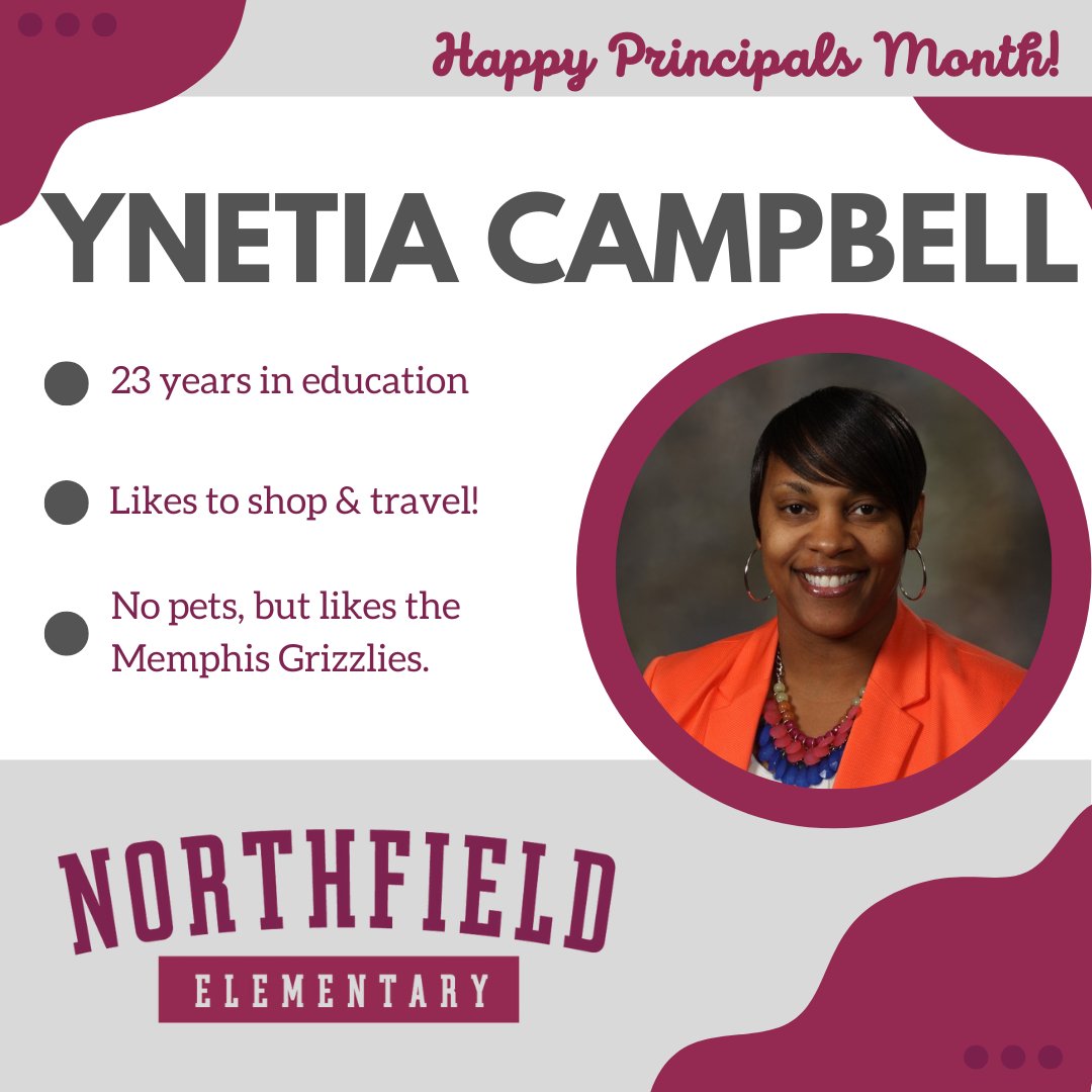 NorthfieldEle's tweet photo. Northfield Elementary School loves Mrs. Campbell! We are so blessed to have her as our principal and leader! https://t.co/chmcqz9Voa