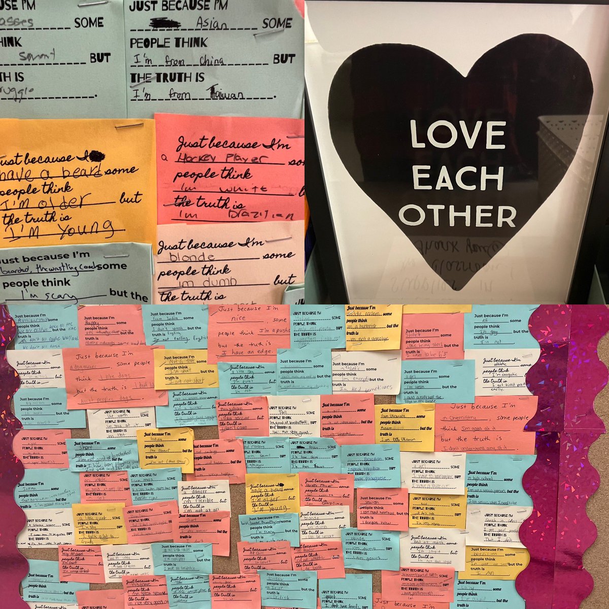 Expressing radical self love in advisory-this month’s theme is Celebrating Culture <a href="/HollistonHigh/">Holliston High</a>.  Displaying our #SelfLove Statements in the hallways.  Thanks for the inspo <a href="/chinaarancibia/">Candice Arancibia</a> <a href="/hightechhigh/">High Tech High</a> <a href="/VIDASHARKS/">VIDA (6-8 Magnet)</a> <a href="/drchagala/">Eric Chagala, EdD</a> <a href="/kalebrashad/">Dr. Kaleb “Kofi” Rashad, Creative Director</a> #Reimagined #DesignCamp #Joyzistance