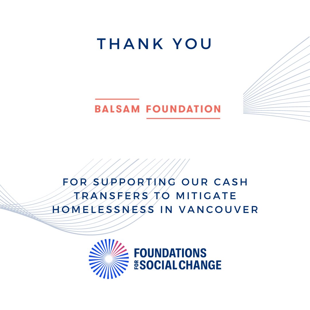 Today we’re recognizing Balsam Foundation from , who has donated $150 000 to our New Leaf Project!