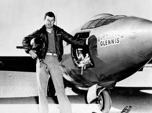 American test pilot Chuck Yeager became the first person to break the sound barrier #OnThisDay in 1947. 📷U.S. Air Force