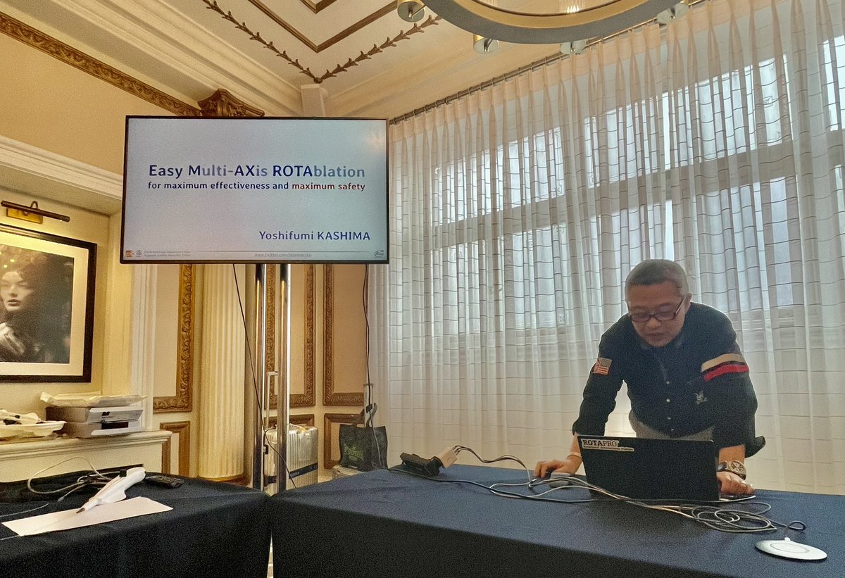chapdoc1's tweet photo. #OptimalPCI fellows day had hands on experience in bifurcation techniques, CTO, IVUS, OCT, IVL, Laser, physiology and teaching from leading operators including the Rotamonster. Incredibly useful. Massive thanks to the organisers, sponsors and faculty #cardioed https://t.co/bJrfS6Ggu7