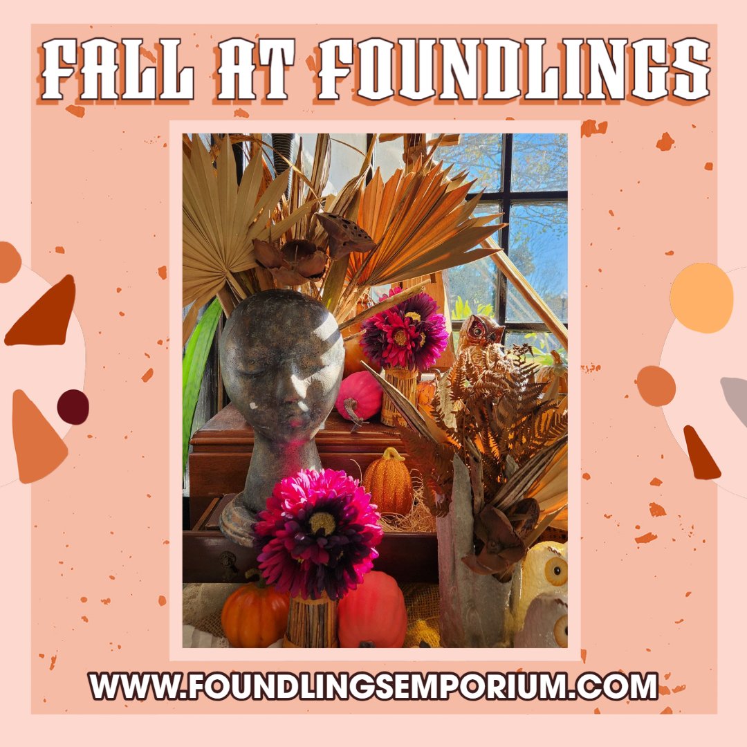 FoundlingsEmp's tweet photo. Come by and see us this weekend!

#Alabama #UniqueGifts #ShopSmall #IndianSpringsVillage #ChelseaAL #InvernessAL #GreystoneAL #HooverAL #LoganMartin #LakeMartin #LayLake #PellCityAL #AlabasterAL #ShoalCreek #Vintage #FallDecor #IndianSpringsVillage #CaleraAL https://t.co/GhYZTy1HbY