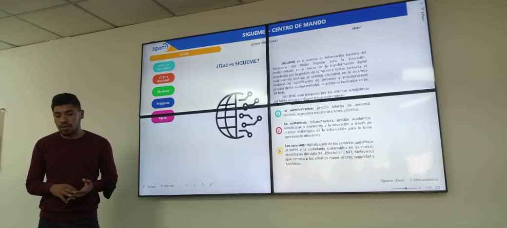 DGRPA1's tweet photo. #14Deoct Servidores públicos de la DGRPA y de la Dirección de Currículo, participaron en la Jornada de inducción del sistema SÍGUEME que permite insertar el sistema educativo a la dinámica nacional.
#VenezuelaEsPoesía

@_LaAvanzadora 
@vicent_carvajal 
@WuikelmanAngelP https://t.co/szTsgul0QP