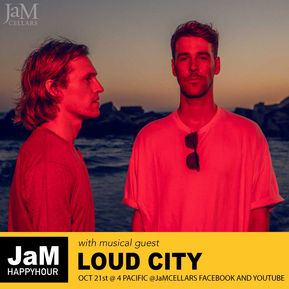 LoudCityMusic's tweet photo. Next Friday pop a bottle 🍾 and celebrate the release of our single “Speaking My Language” with us! Let’s do Happy Hour right with @JaMCellars! https://t.co/n6aUfBx3XI