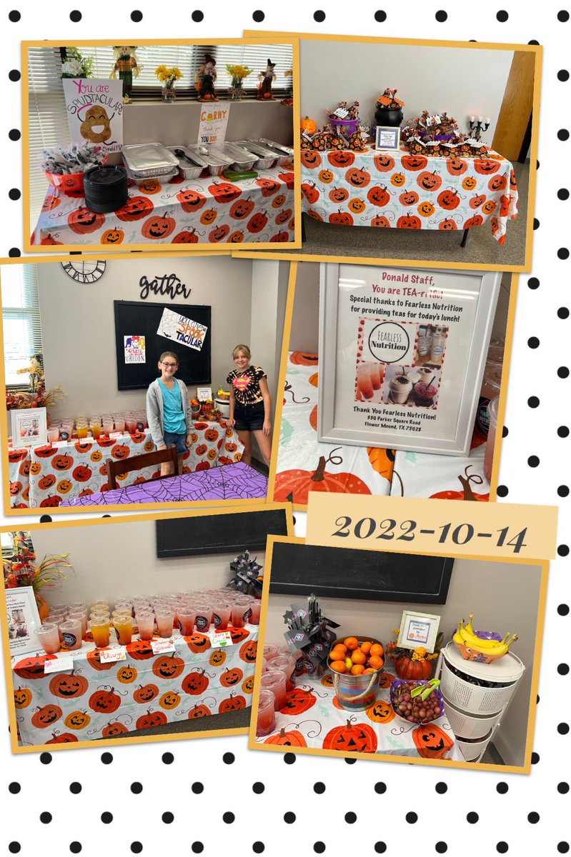 DonaldElemPTA's tweet photo. We treated our Teachers and Staff with a Baked Potato Bar with all the fixins’ from Outback Steak House. Fearless Nutrition TX provided all the delicious flavored teas and Market Street in Flower Mound provided the fresh fruit! A huge Thank You to Holly Deitrick! https://t.co/v9ZF8EpvjW