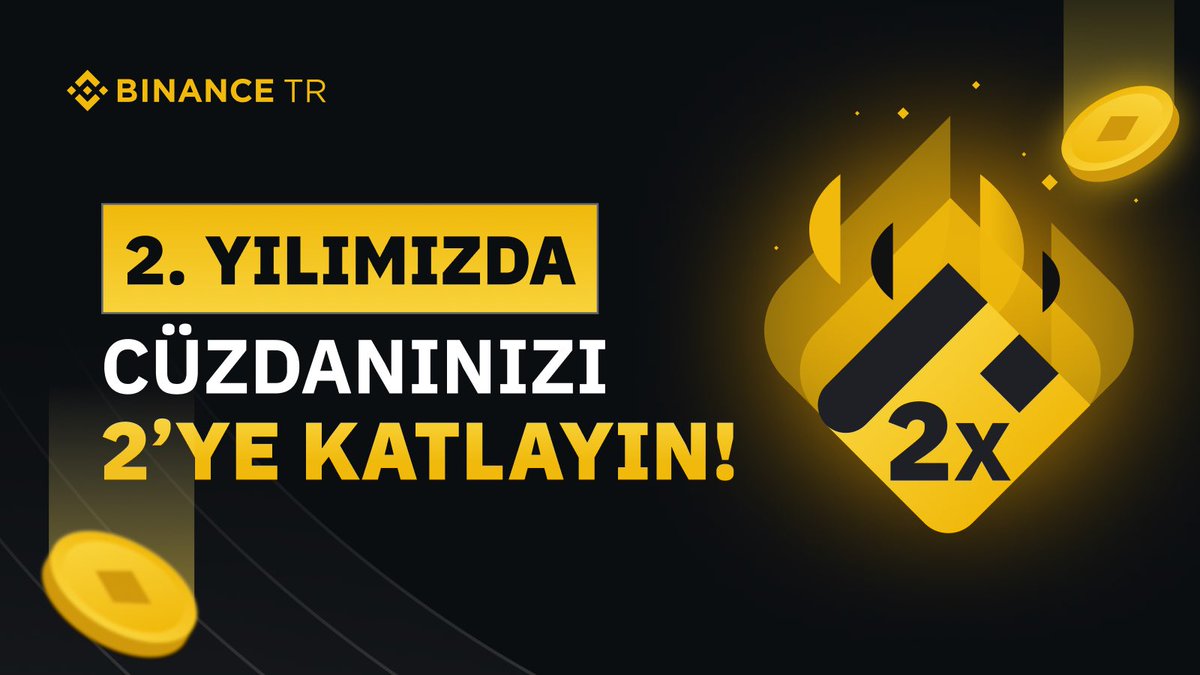 BinanceTR's tweet photo. Katılması en kolay kampanya ile karşınızdayız!🎉 Kampanya boyunca sadece 3 gün $TRY işlem çiftinde alım satım yapın, tutabileceğiniz kadar kripto #HODL edin ve linkteki formu doldurun, cüzdanınızı 2’ye katlayın! #BinanceTR2Yaşında

Detaylar 👉 https://t.co/8XmVOAX3Mw https://t.co/RhtTzCU2Tu