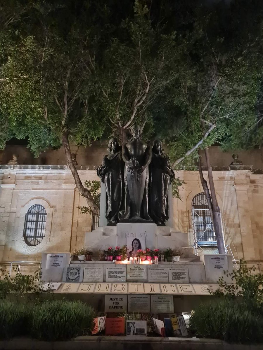 We are nowhere near full justice. 
Every single person who conspired to have Daphne killed must pay. 
Every single Govt official &amp; police officer who actively colluded to give an easy ride to corrupt politicians, must pay. We're nowhere near full justice. WE FIGHT ON. 🌿