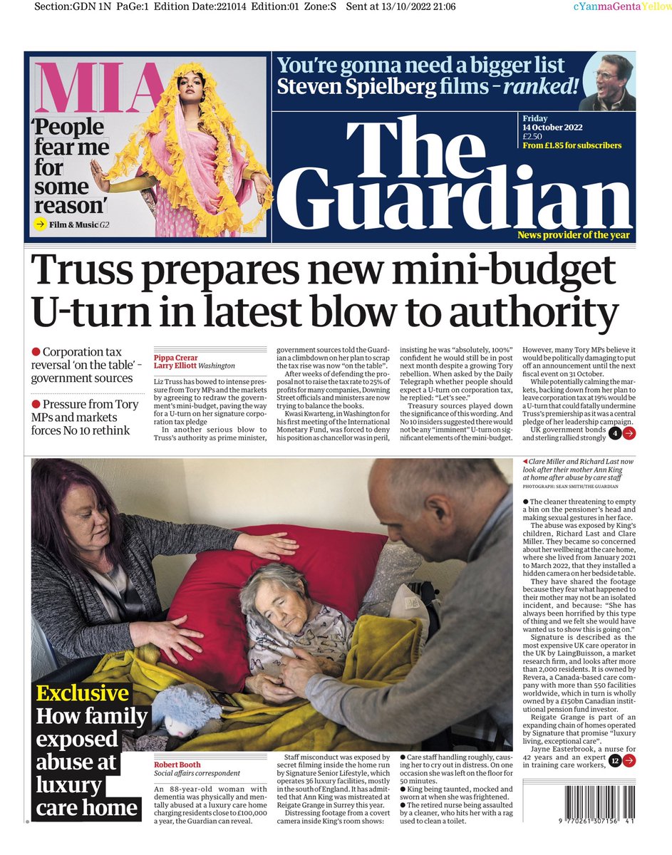 It's poignant that The Guardian runs this story about cruelty in a luxury #Reigate  care home today - for today is the 5th anniversary of my mother's death. And she was put through absolute hell by Surrey's Reigate &amp; Banstead Adult Safeguarding team. 
<a href="/SurreyNews/">Surrey County Council News</a> <a href="/wesstreeting/">Wes Streeting</a>