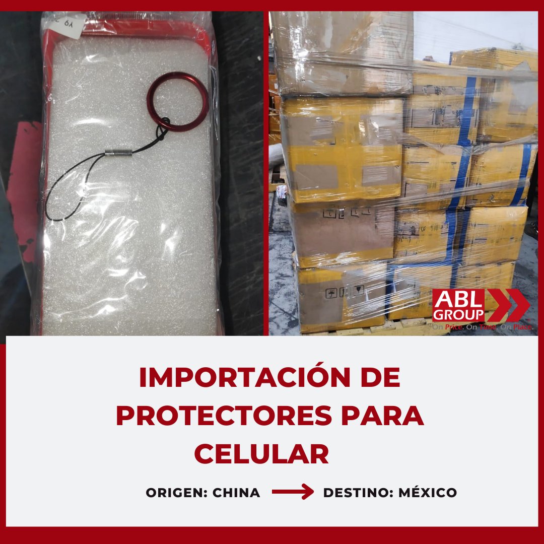 ABL_Group_'s tweet photo. Importación de protectores para celular 
Origen: China - Destino: México

#importacion #exportacion #comerciointernacional #protectorescelular #china #mexico #forwarder #logisticainternacional https://t.co/oXILjkmtG6