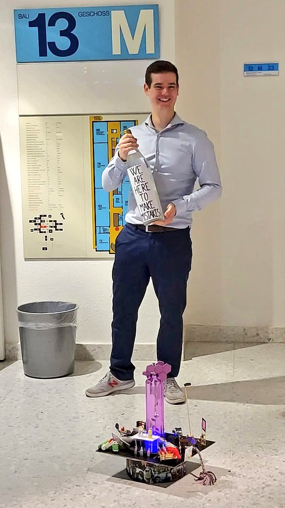 michal_juricek's tweet photo. Proud of @DanielCavlovic, the new Dr in the @JuricekLab. Congratulations Daniel on your beautiful thesis, awesome work &amp; great defence, and thank you for all you have done for our group! Let the #PhDone hat shine &amp; switch!! @UZH_Chemistry @KarlGademann @TilleyLab @mcgonigalgroup https://t.co/dg1udlnqzm
