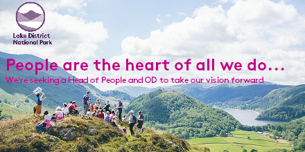 lakedistrictnpa's tweet photo. We're #hiring our next Head of People and Organisational Development.
You'll be #MCIPD qualified with a people-centred approach to all matters. You'll also inspire our OD initiatives for staff, #volunteers and Members.
Apply https://t.co/cOjyW5z5nf
#DisabilityConfident #CIPD https://t.co/UM2spo49n1