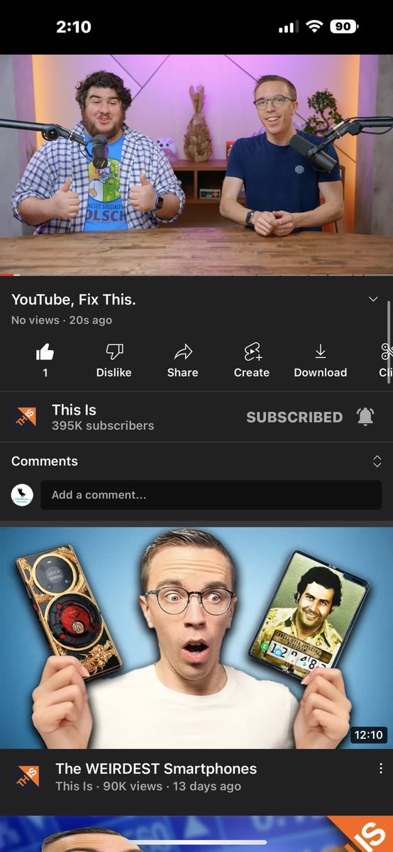 _SMHD's tweet photo. Always have notifications on. Amazing content. @matt_ansini @austinnotduncan @ThisIs_Channel https://t.co/ydiIi4b8ZB