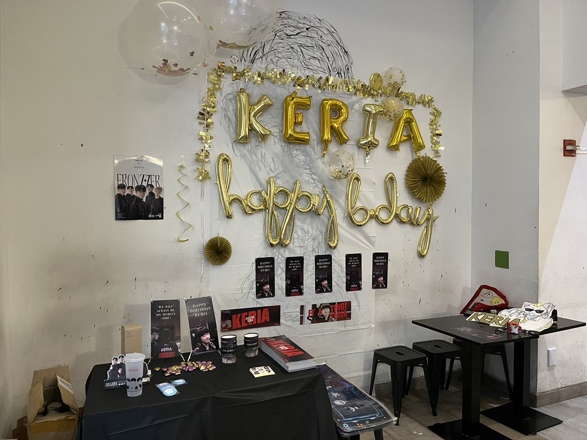 Xander on Twitter "There’s a T1 Keria Birthday cafe at Grace Street