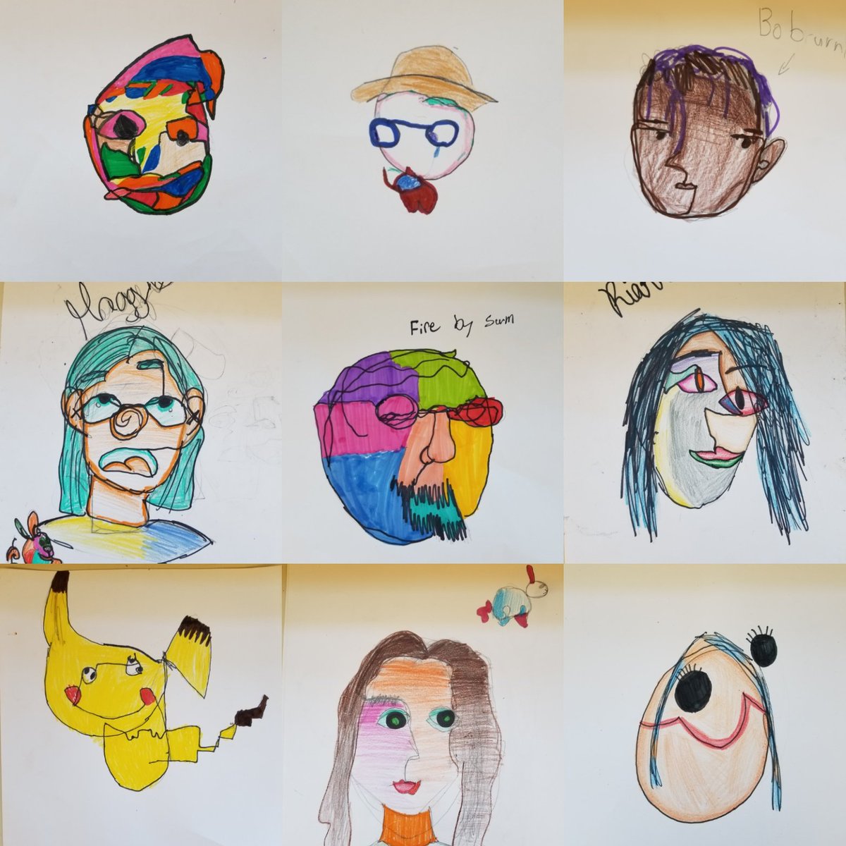 Blind contour portraits with grade 6s = high art 💃<a href="/SD62_Sooke/">Sooke School District</a> <a href="/sookekidsmatter/">Sooke Teachers’ Association</a>