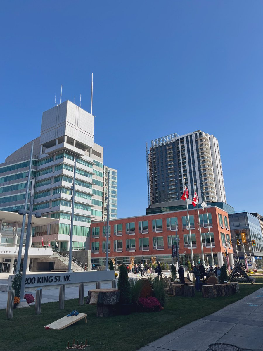 Whoever sees this that works for <a href="/DTKitchener/">Downtown Kitchener</a> - please make this green-space permanent. Thank you 😊