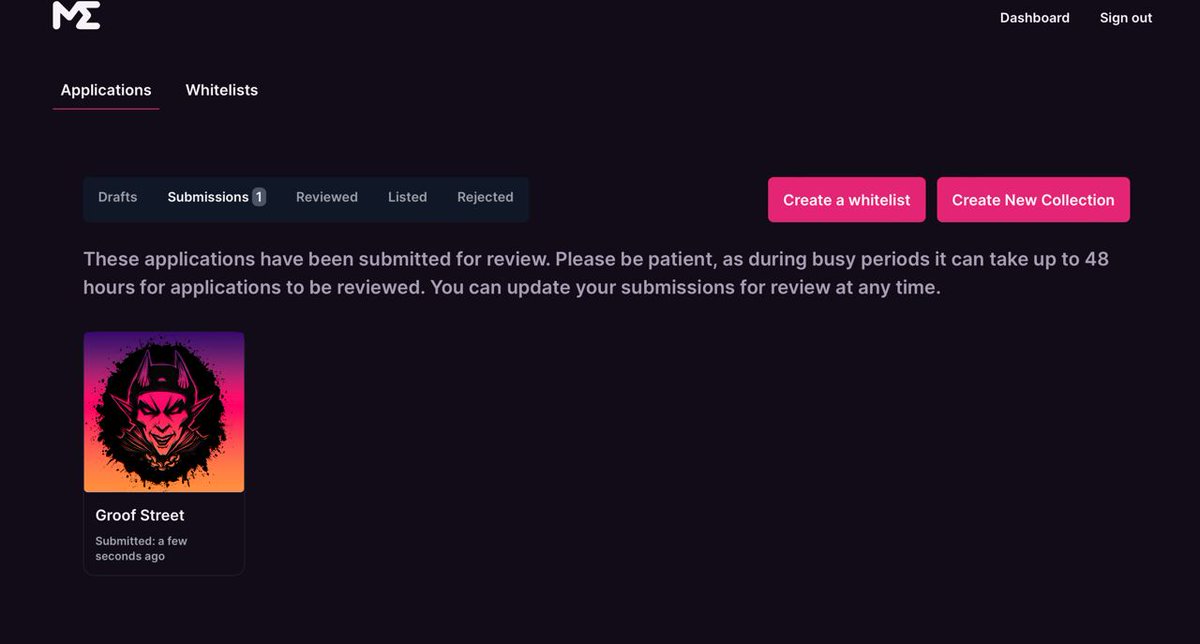 GroofStreet's tweet image. Hello demons, we want our holders to have confidence in our project and our community to constantly grow and develop 🚀
Our dream is to have a MINT on the @MagicEden  lunchpad 😈

Stay tuned...
#SOL #NFTSOLANA #GROOFSTREET #ME #MagicEden #MINT