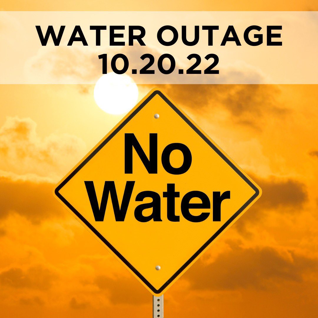 As part of our ongoing utility relocation project, a planned water outage is scheduled for October 20th. This will affect the entire airport complex. Portable restrooms and hand washing stations will be available.