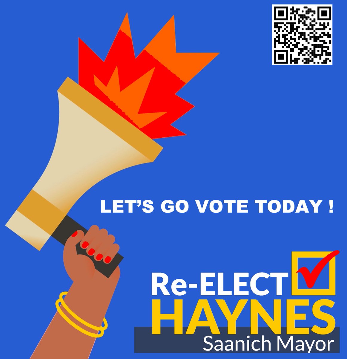 It's voting day today! Find a location close to you at saanich.ca/EN/main/local-… I'd appreciate your vote today. You can see my platform at fredhaynes.ca/platform/ #yyj #yyjpoli #saanich #SaanichVotes2022 #VoteHaynes