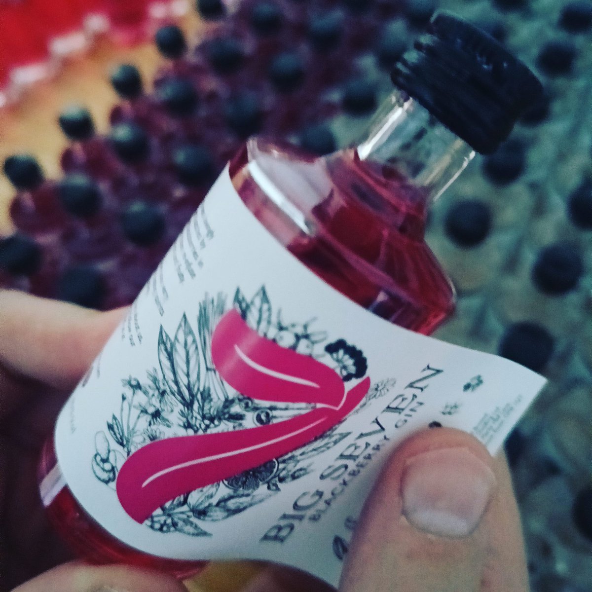 BigSevenGin's tweet photo. All of our Big Seven range are Lovingly hand labelled by us! 

#Gin #distillery #SmallBusiness #blackberry #craft #bigsevengin https://t.co/VVfLCLPYH5