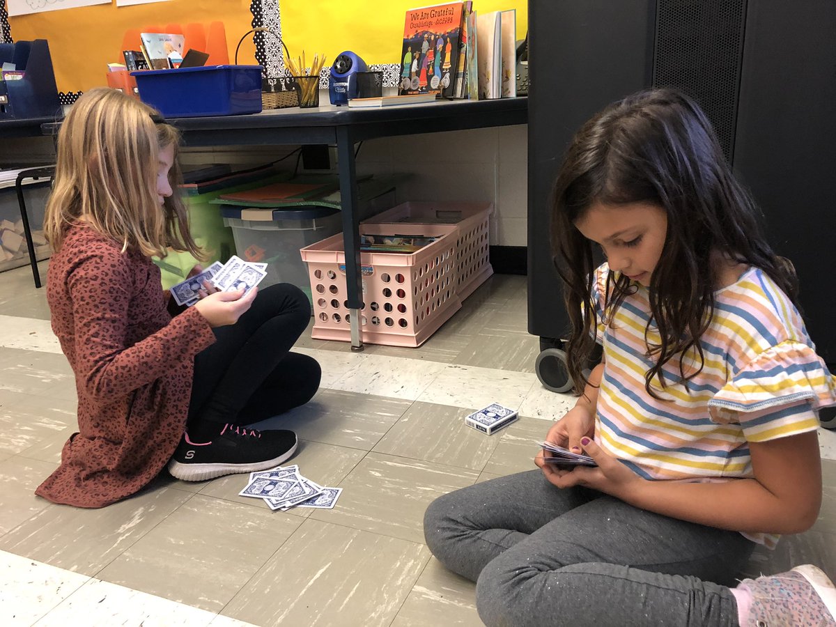 KymHarjes's tweet photo. A fun Friday of math games ~ today we played โSlap Odd ~ Slap Evenโ ~ an updated version of Slap Jack โ ๏ธโฅ๏ธโฃ๏ธโฆ๏ธ #oddandeven https://t.co/8cO7dPLobo