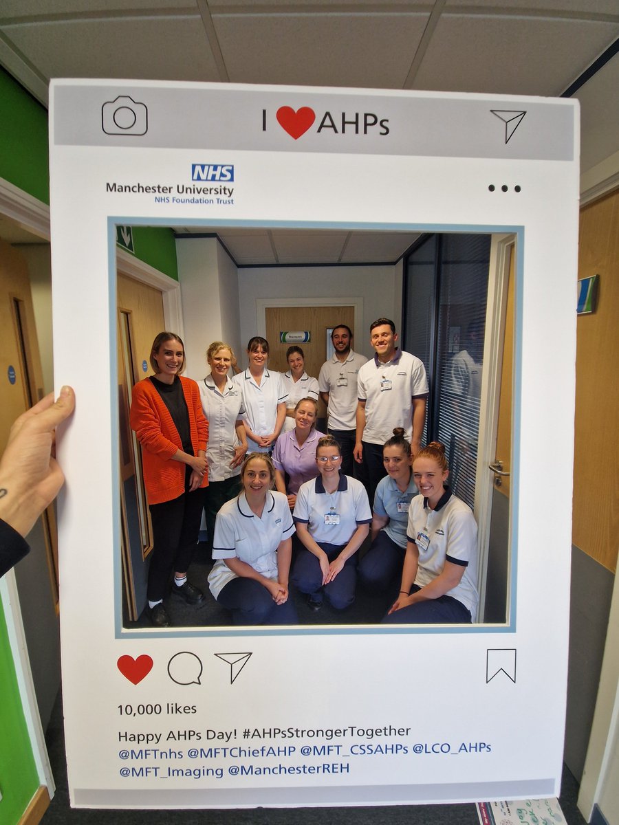 MFT_CSSAHPs's tweet photo. Happy AHP Day from our super amazing therapists at the Specialised Ability Centre in Sharston. Thank you for everything you do! @MFT_CSS @janwils42401735 #amputees #orthotics #wheelchairservices
#celebrate 🏅#Appreciate ❤️#Connect🗨️#Inspire 💡 https://t.co/LwFkfzDhvY