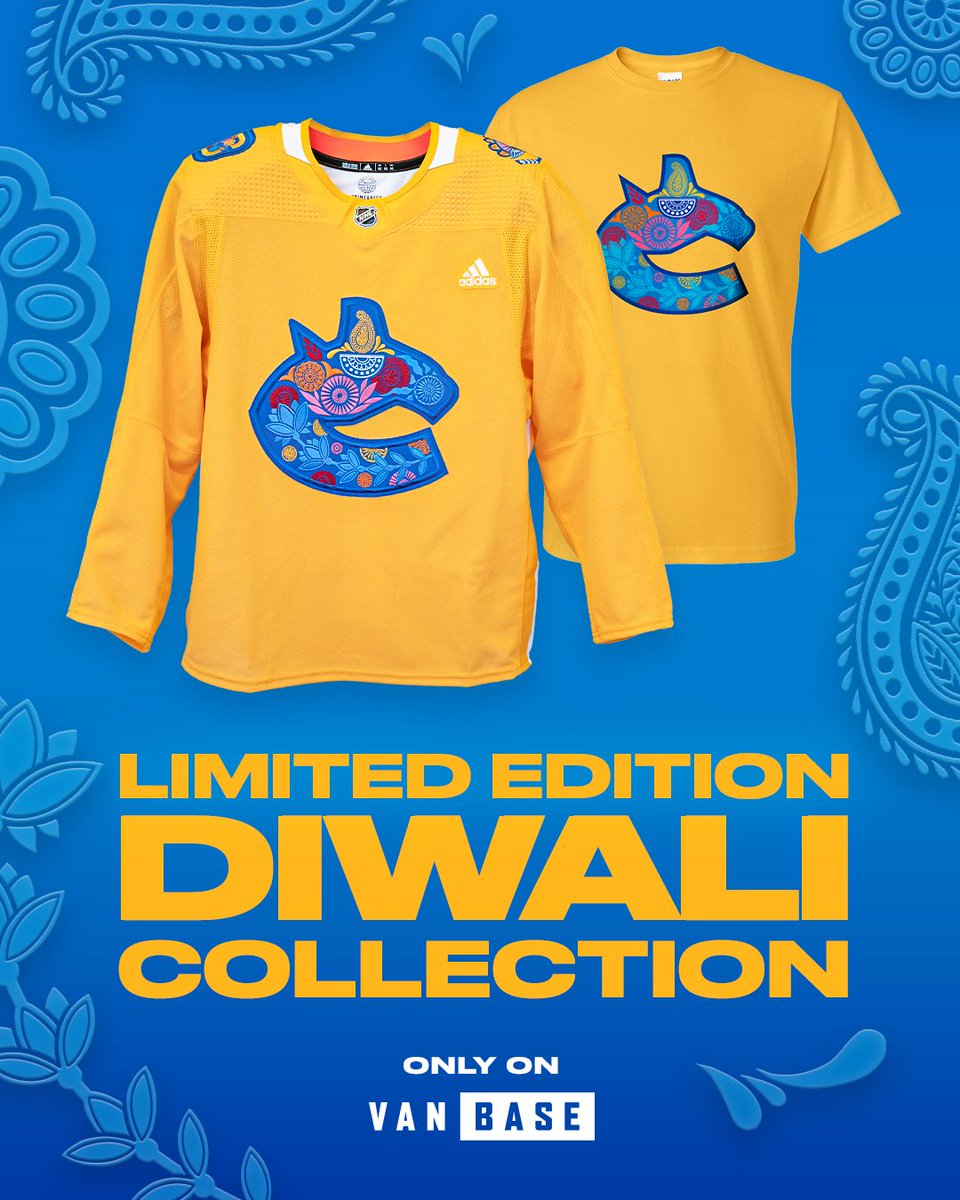 Canucks's tweet photo. The 2022 Diwali collection is here 🤩

SHOP NOW | https://t.co/33UZMSOYW9 https://t.co/4Mye5r524R