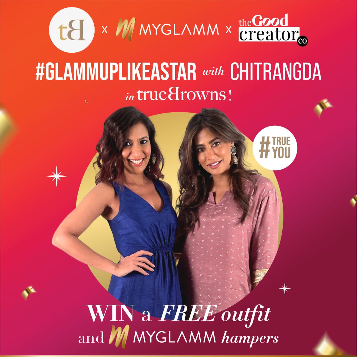 maliniagarwal's tweet photo. Come join the @goodcreatorco community and win a chance to get a gorgeous outfit from @truebrowns_tB and be styled by @IChitrangda herself at the @MyGlamm Juhu store! RSVP here: https://t.co/F4LVQXp3jR #GlammUpLikeAStar #trueyou @MissMalini @myBabyChakra @SironaHygiene https://t.co/PufeiWrksM