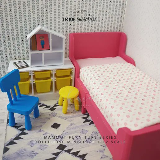 RainMakerZpace's tweet photo. This is a true to 1:12 scale miniature IKEA MAMMUT Children's stool MAMMUT Children's chair, and MAMMUT Children's table for 1:12 Dollhouses.
#3dprinted #3dprinting #ikeamini #3dmodel #3dprintedminiatures #DollHouse
https://t.co/j33LIEmgip https://t.co/690bJGPlyI