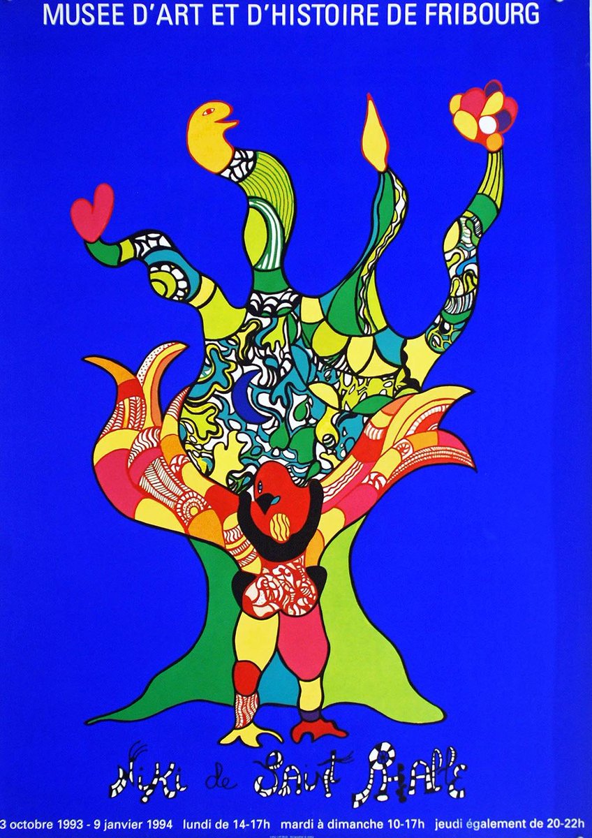 ebinger11's tweet photo. NIKI DE SAINT PHALLE
The retrospective of ca. 100 works showcases the exceptional oeuvre of #NikideSaintPhalle, including early assemblages, action art and graphic works, Kunsthaus Zürich. Until 08.01.2023
Original silkscreenposter on https://t.co/HouVl3e8Nt https://t.co/e8nHALwzT3