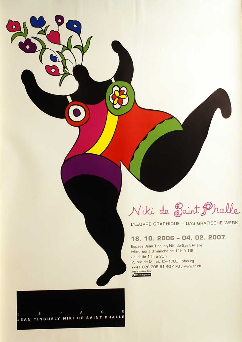 ebinger11's tweet photo. NIKI DE SAINT PHALLE
The retrospective of ca. 100 works showcases the exceptional oeuvre of #NikideSaintPhalle, including early assemblages, action art and graphic works, Kunsthaus Zürich. Until 08.01.2023
Original silkscreenposter on https://t.co/HouVl3e8Nt https://t.co/e8nHALwzT3