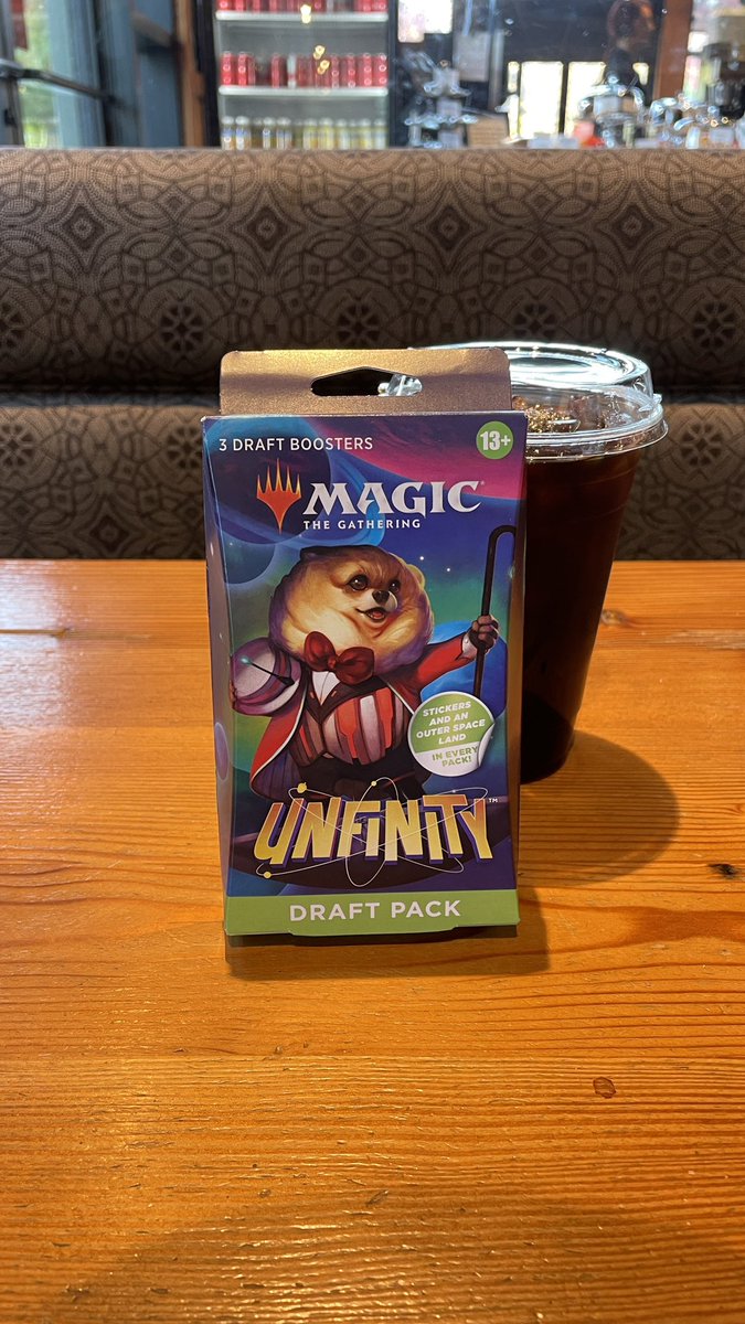 MtgVancity's tweet photo. It has been forever since I cracked a pack! Let’s go! #MagicTheGathering #MTG #Unfintiy https://t.co/ZKADNGFc72