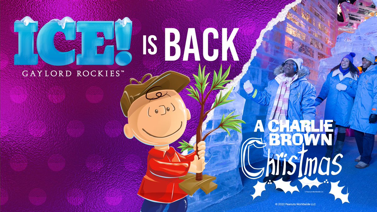 IN 32 DAYS: Your heart will melt when you see #CharlieBrown and the rest of the #Peanuts gang remember what Christmas is all about. ICE! is coming to @GaylordRockies on Nov. 18! christmasatgaylordrockies.marriott.com/ice #ICEisBack #SoMuchChristmas #AuroraCO