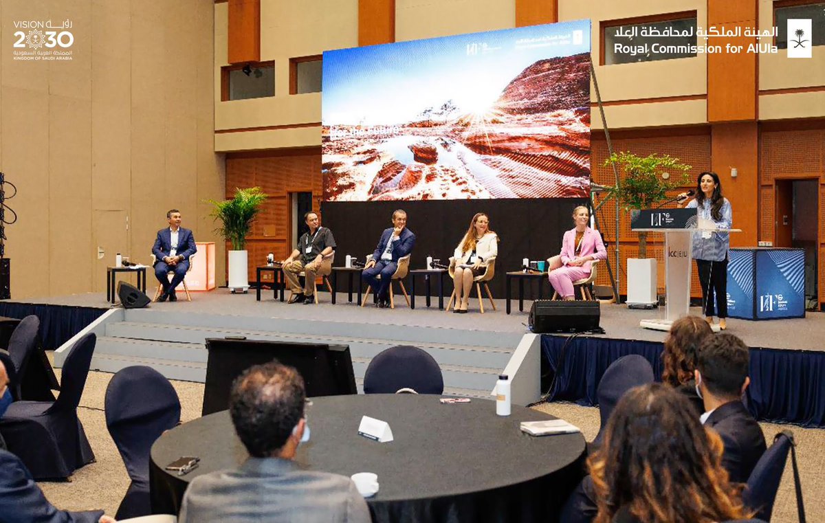 RCU_SA's tweet photo. @RCU_SA organised an event at the International Union for Conservation of Nature meeting in South Korea. 'Reclaiming the Past for the Future' was led by Razan Al Mubarak, President of @IUCN, with Waleed AlDayel, RCU's Chief Strategy &amp; EPMO Officer.

#IUCNLeadersForum https://t.co/FZsI8rOfOy