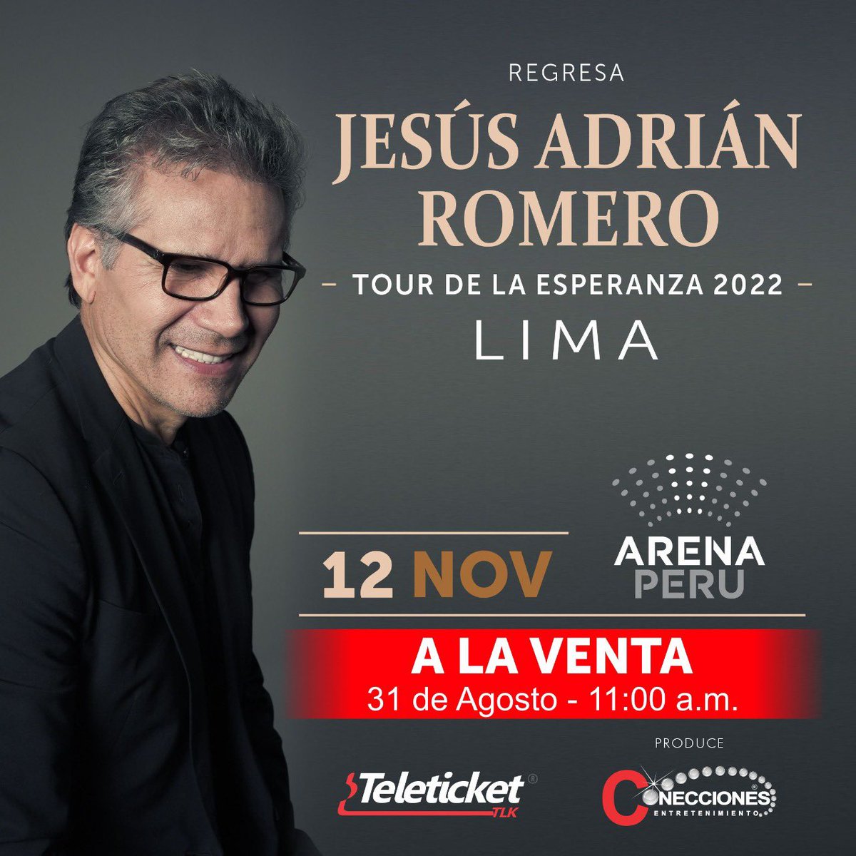 jaroficial's tweet photo. A menos de un mes para el concierto en Lima, Perú, ¿A quién veré por allá? 

Consigue tus boletos aquí: https://t.co/kHuEN08KFu https://t.co/ykpnRfOr3Z