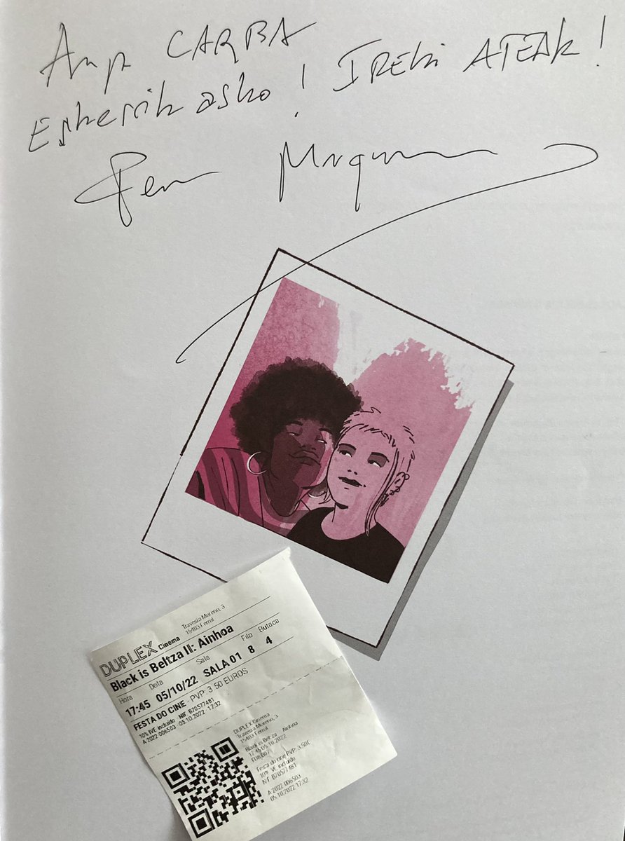 ¿Alguna posibilidad de tener a <a href="/susannamarteen/">susanna/zuz martin</a> por Galicia para terminar esta página?.
Si hace falta hablamos con <a href="/DemoEditorial/">Demo</a> para buscar un sitio en @vinetasdesde 2023.🤫
#blackisbeltza2