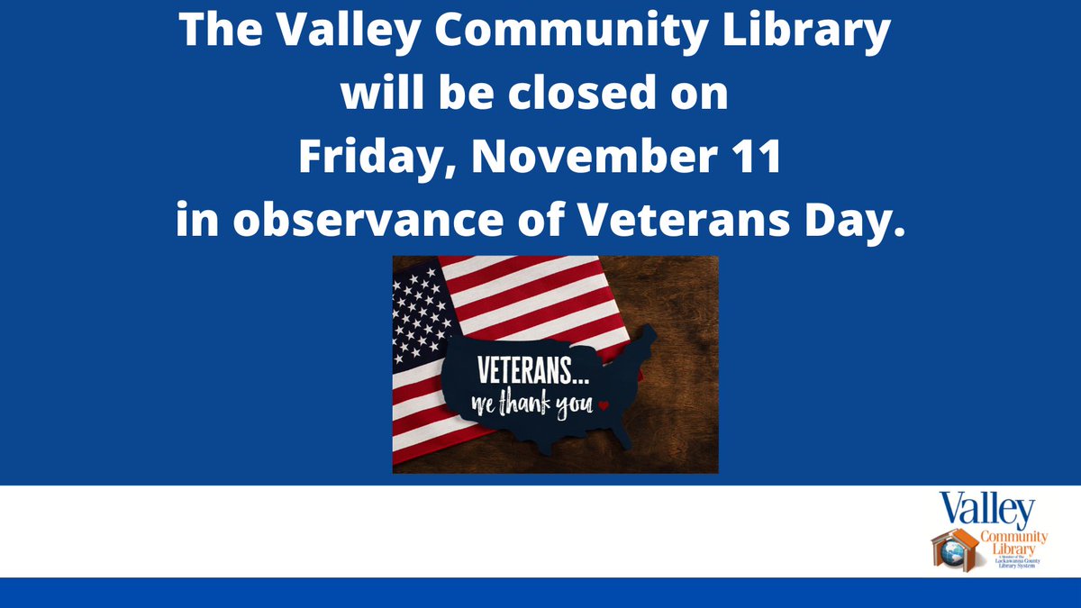 ValleyLibrary's tweet image. 