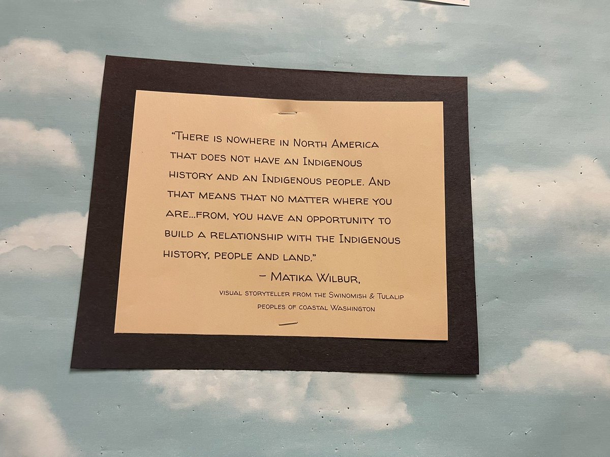 MollyMagro's tweet photo. Thank you @matikawilbur for your brilliant words that accompany our “Read Native Voices All Year” bulletin board! 📚❤️ #IndigenousPeoples #booklove https://t.co/l2FoDmlhbH