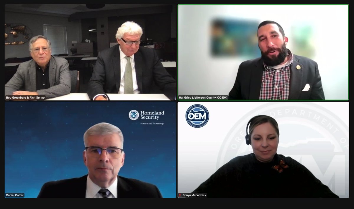 iaem's tweet photo. Our panelists are engaged in the #HarvardNPLI and #IAEMThinkTank on Data and EM. https://t.co/wQ30jcrUnp