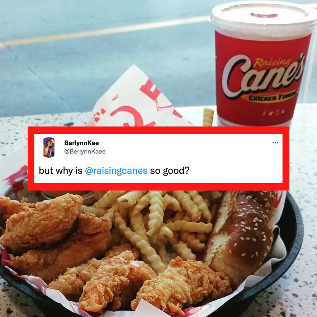 It's a beautiful day to get Cane's. 📸: @udeh.dave (IG)