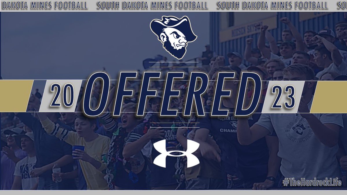 After a great conversation with <a href="/Coach_Rose_23/">Austin Rose</a>, I am blessed to announce I have received an offer to play at  South Dakota Mines💯