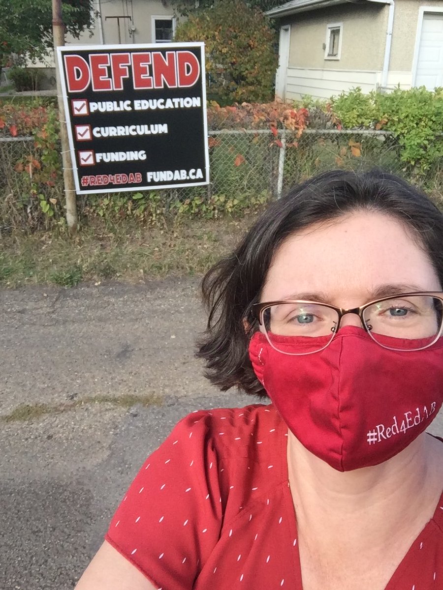 kiki66kat's tweet image. Mommy is ready to defend public education at the rally on October 22 at 1:00. Vouchers have been proven to create greater division in access to quality education. #EqualAccessForAll #publiceducationmatters  #RedForEdAB  #Red4EdAB #ABTeachers #abed