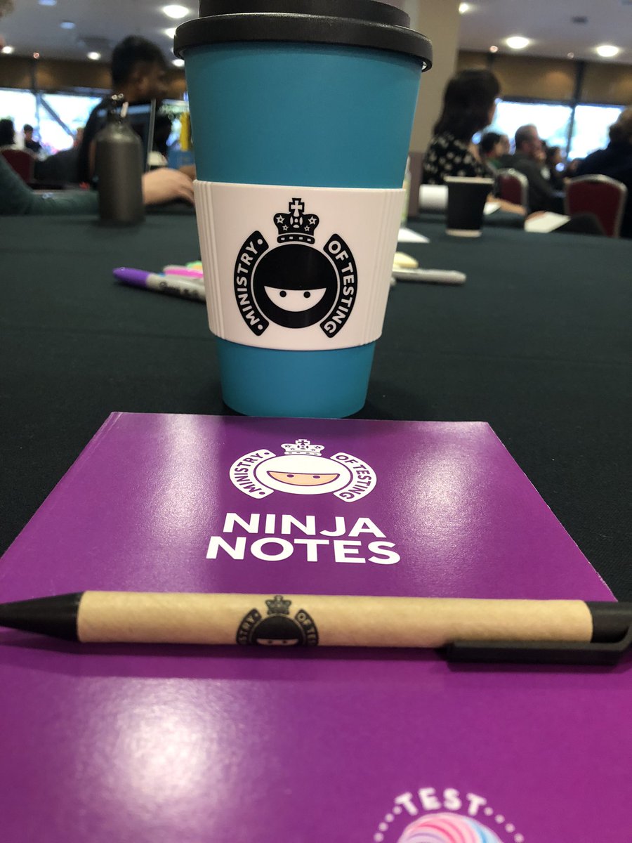 deborah_reid19's tweet photo. I was too engrossed in the activities to tweet today but thanks to @ministryoftest organisers, speakers, activity organisers and participants! #TestBashX https://t.co/qfxm0jqEC0