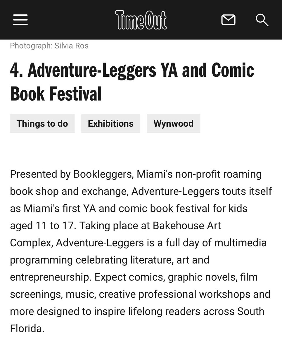 Apricate Communications (@apricatecomms) on Twitter photo So happy that <a href="/timeoutmiami/">Time Out Miami</a> included <a href="/bookleggers/">Bookleggers Library</a>‘ first and wildly creative Adventure Leggers event for kids/teens in this weekend’s roundup! Thanks <a href="/virginwrites/">Virginia Gil</a> & <a href="/falynrose/">Falyn Freyman</a> 😊 So happy that <a href="/timeoutmiami/">Time Out Miami</a> included <a href="/bookleggers/">Bookleggers Library</a>‘ first and wildly creative Adventure Leggers event for kids/teens in this weekend’s roundup! Thanks <a href="/virginwrites/">Virginia Gil</a> & <a href="/falynrose/">Falyn Freyman</a> 😊